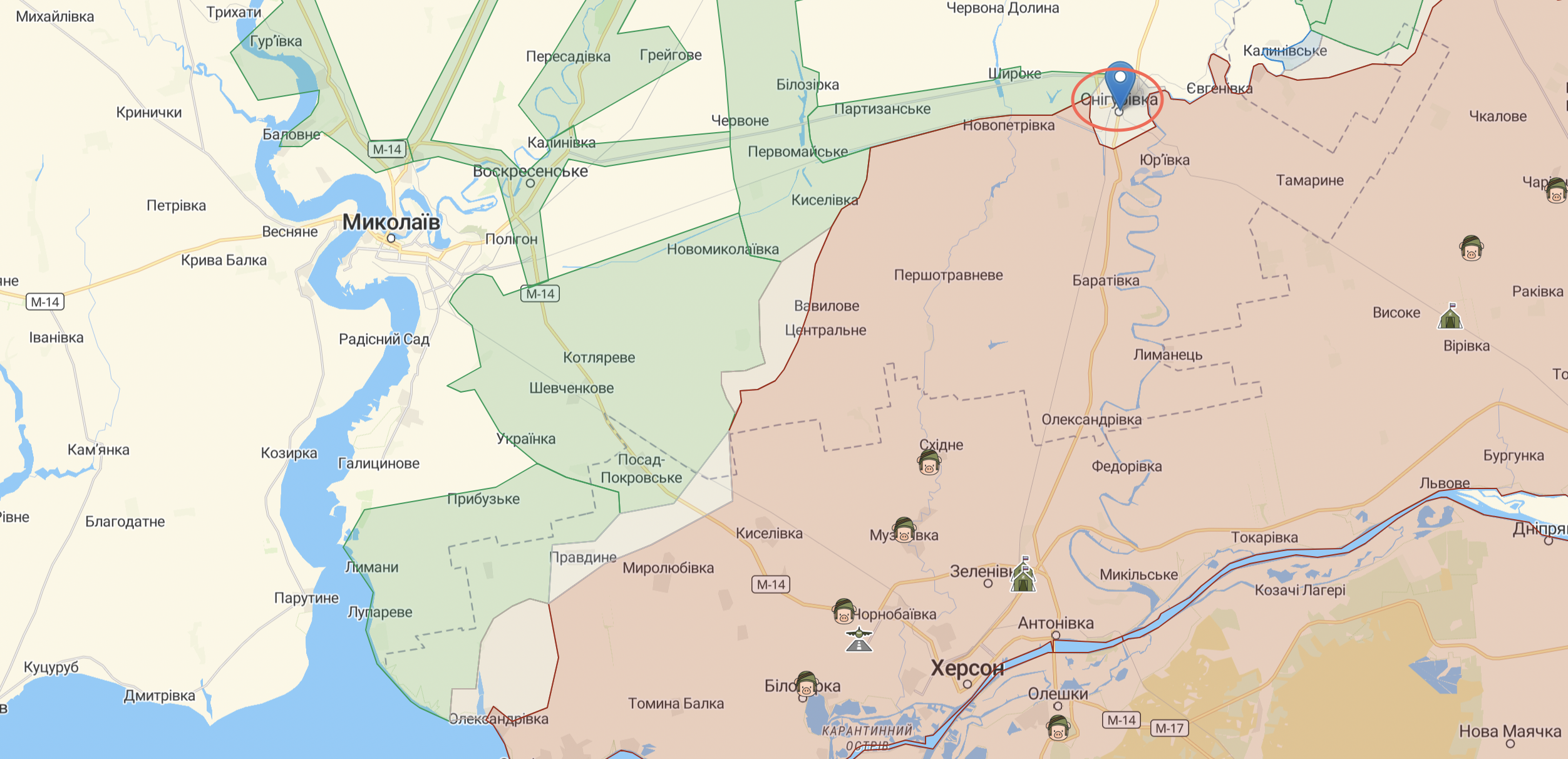 Українські бійці повідомили про звільнення Снігурівки (відео)
